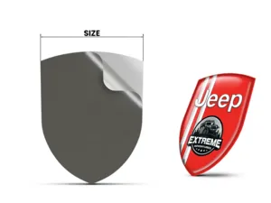 Jeep Silicone Car Stickers Design Max Stylish Durable Pro
